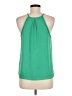 Naked Zebra 100% Polyester Green Sleeveless Blouse Size M - photo 2