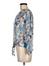 AP.NY Blue 3/4 Sleeve Blouse Size M - photo 5