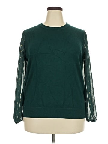 Indigo Rose Pullover Sweater (view 1)