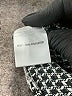 Rose + Olive 100% Polyester Houndstooth Black Long Sleeve Blouse Size L - photo 8