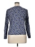 Croft & Barrow 100% Cotton Paisley Blue Pullover Sweater Size XL (petite) - photo 2
