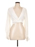 Bardot 100% Viscose Ivory Long Sleeve Blouse Size 12 - photo 1