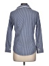 Shari's Place Stripes Blue Long Sleeve Blouse Size L - photo 2