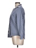 Shari's Place Stripes Blue Long Sleeve Blouse Size L - photo 5
