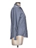 Shari's Place Stripes Blue Long Sleeve Blouse Size L - photo 4