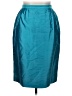 Carlisle 100% Acetate Metallic Teal Blue Formal Skirt Size 14 - photo 1