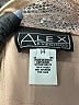 Alex Evenings 100% Polyester Tan Cocktail Dress Size 14 - photo 7