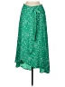 Le Lis 100% Polyester Stars Green Casual Skirt Size M - photo 1
