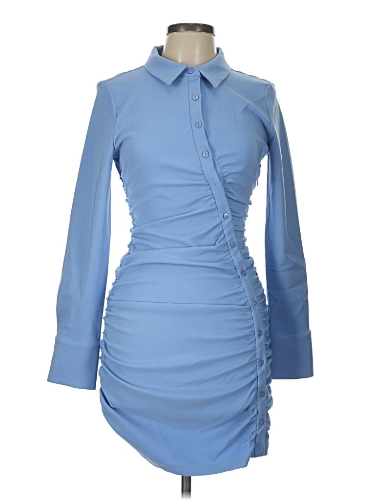Pre-owned Zara Cocktail Dress In Blue
