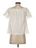 One September Ivory Short Sleeve Blouse Size XS - photo 2