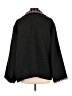 Cynthia Rowley 100% Polyester Chevron-herringbone Black Jacket Size L - photo 2