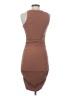 Unbranded Solid Brown Cocktail Dress Size S - photo 2