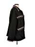 Cynthia Rowley 100% Polyester Chevron-herringbone Black Jacket Size L - photo 4