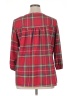Unbranded Red 3/4 Sleeve Button-Down Shirt Size XL - photo 2