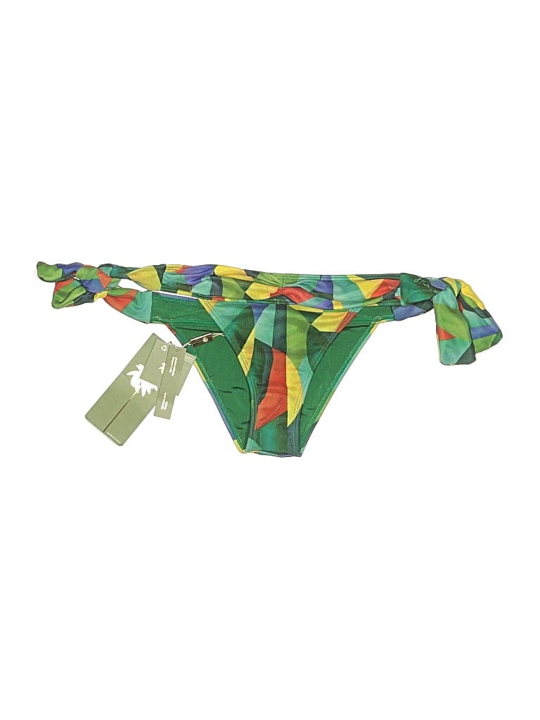 Pre-owned Água De Coco Swimsuit Bottoms In Green