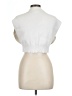 Forever 21 Ivory Sleeveless Button-Down Shirt Size M - photo 2
