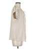 Current Air 100% Polyester Ivory Short Sleeve Blouse Size M - photo 4