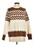 J.Crew Chevron-herringbone Brown Pullover Sweater Size M - photo 1