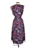 BCBG Paris 100% Polyester Floral Blue Casual Dress Size S - photo 2