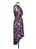 BCBG Paris 100% Polyester Floral Blue Casual Dress Size S - photo 4