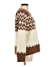 J.Crew Chevron-herringbone Brown Pullover Sweater Size M - photo 4