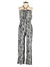 Assorted Brands Graphic Silver Jumpsuit Size S - photo 1