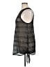 Time and Tru 100% Polyester Black Sleeveless Blouse Size 1X - photo 5