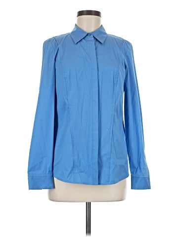 Lafayette 148 New York Long Sleeve Blouse (view 1)