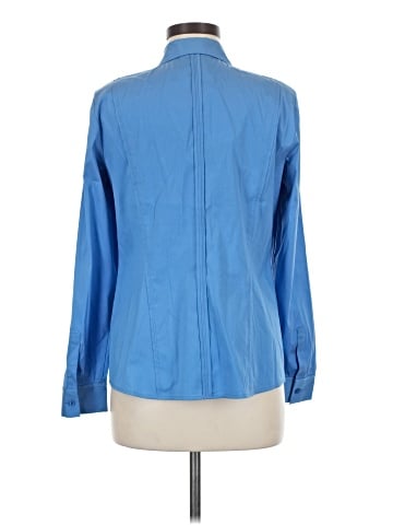 Lafayette 148 New York Long Sleeve Blouse (view 2)