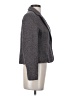 Petite Sophisticate Tweed Gray Wool Blazer Size 4 - photo 4