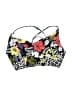 Jessica Simpson Floral Black Swimsuit Top Size S - photo 1