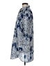 Lilly Pulitzer 100% Cotton Paisley Blue 3/4 Sleeve Blouse Size M - photo 5