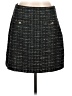 Ann Taylor LOFT Tweed Black Casual Skirt Size 10 - photo 1