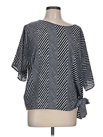 MICHAEL Michael Kors Short Sleeve Blouse (view 1)