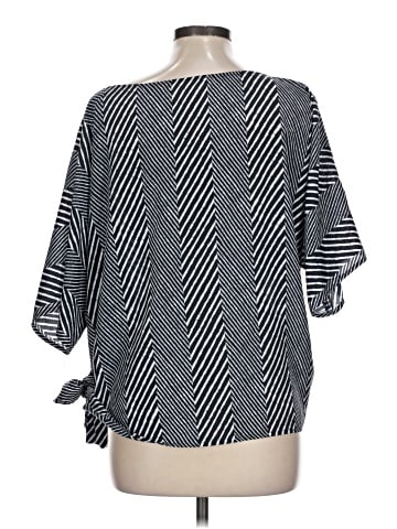 MICHAEL Michael Kors Short Sleeve Blouse (view 2)