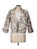 Patrick Christopher Selections Animal Print Ivory Blazer Size L - photo 1
