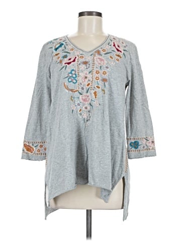 Johnny Was 3/4 Sleeve Blouse (view 1)
