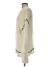 Topshop Chevron-herringbone Ivory Turtleneck Sweater Size M - photo 5