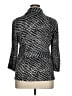 Studio 1940 Animal Print Black Ivory 3/4 Sleeve Blouse Size XL - photo 2