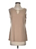 Susan Graver Tan Sleeveless Blouse Size S - photo 1