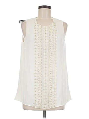 Lafayette 148 New York Sleeveless Silk Top (view 1)