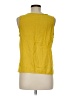 Unbranded 100% Polyester Yellow Sleeveless T-Shirt Size M - photo 2