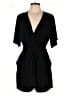 Express Solid Black Romper Size L - photo 1