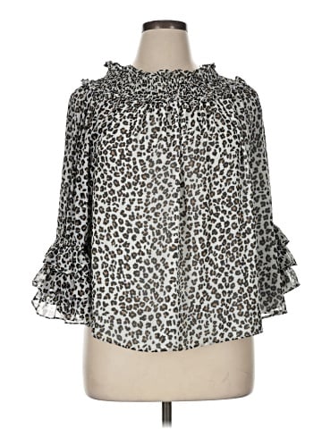 CeCe 3/4 Sleeve Blouse (view 1)