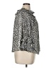 CeCe 100% Polyester Animal Print Silver 3/4 Sleeve Blouse Size 1X - photo 4