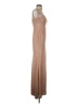 City Studio 100% Polyester Metallic Tan Cocktail Dress Size 3 - photo 4