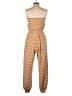 L Space Stripes Tan Jumpsuit Size L - photo 2