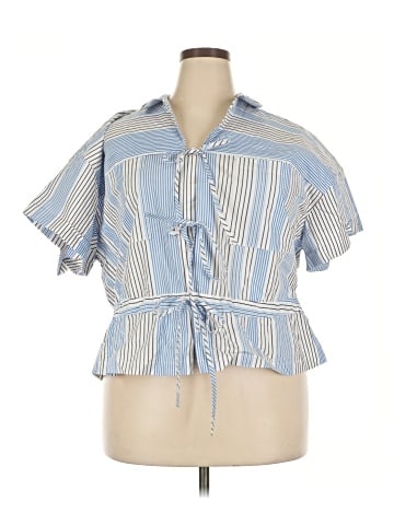 Free Assembly Short Sleeve Blouse (view 1)