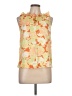 Talbots 100% Cotton Orange Sleeveless Blouse Size 10 Petite - photo 1