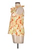 Talbots 100% Cotton Orange Sleeveless Blouse Size 10 Petite - photo 5